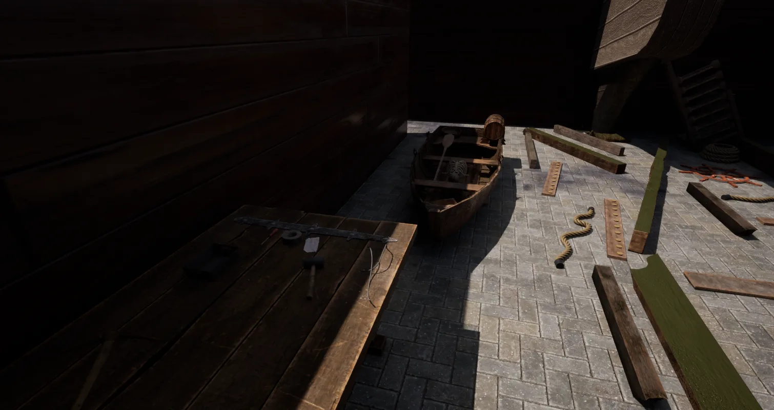 Hull Ghosts: dark ship hold