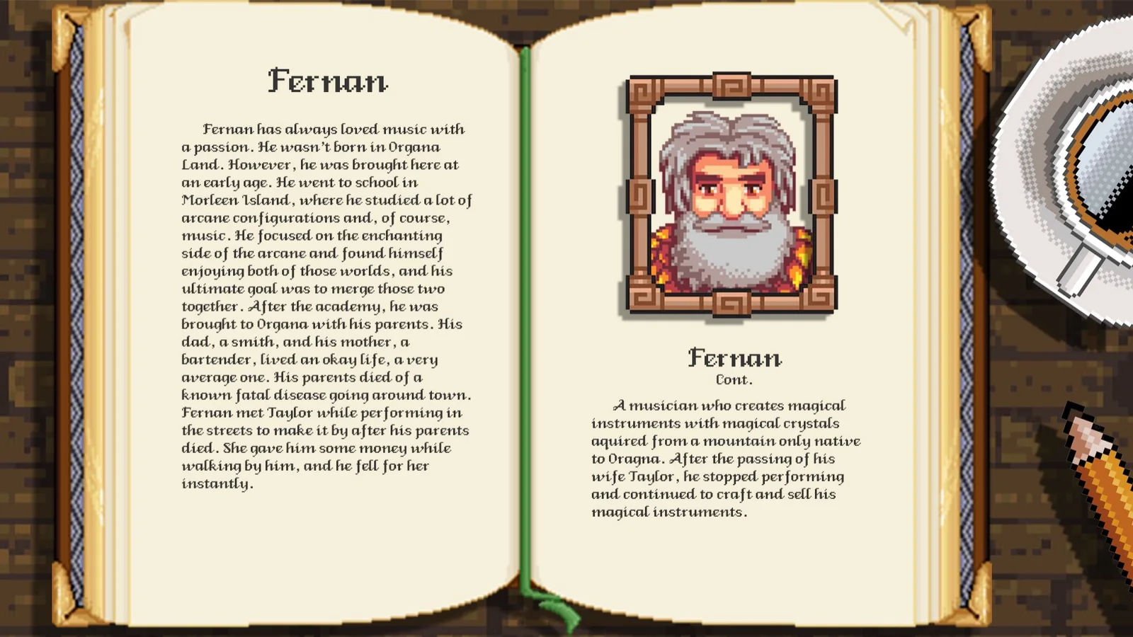 Pitch spread: Fernan, Darlyn’s father