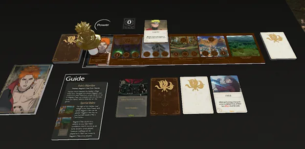 Pain deck cards and player guide in Tabletop Simulator